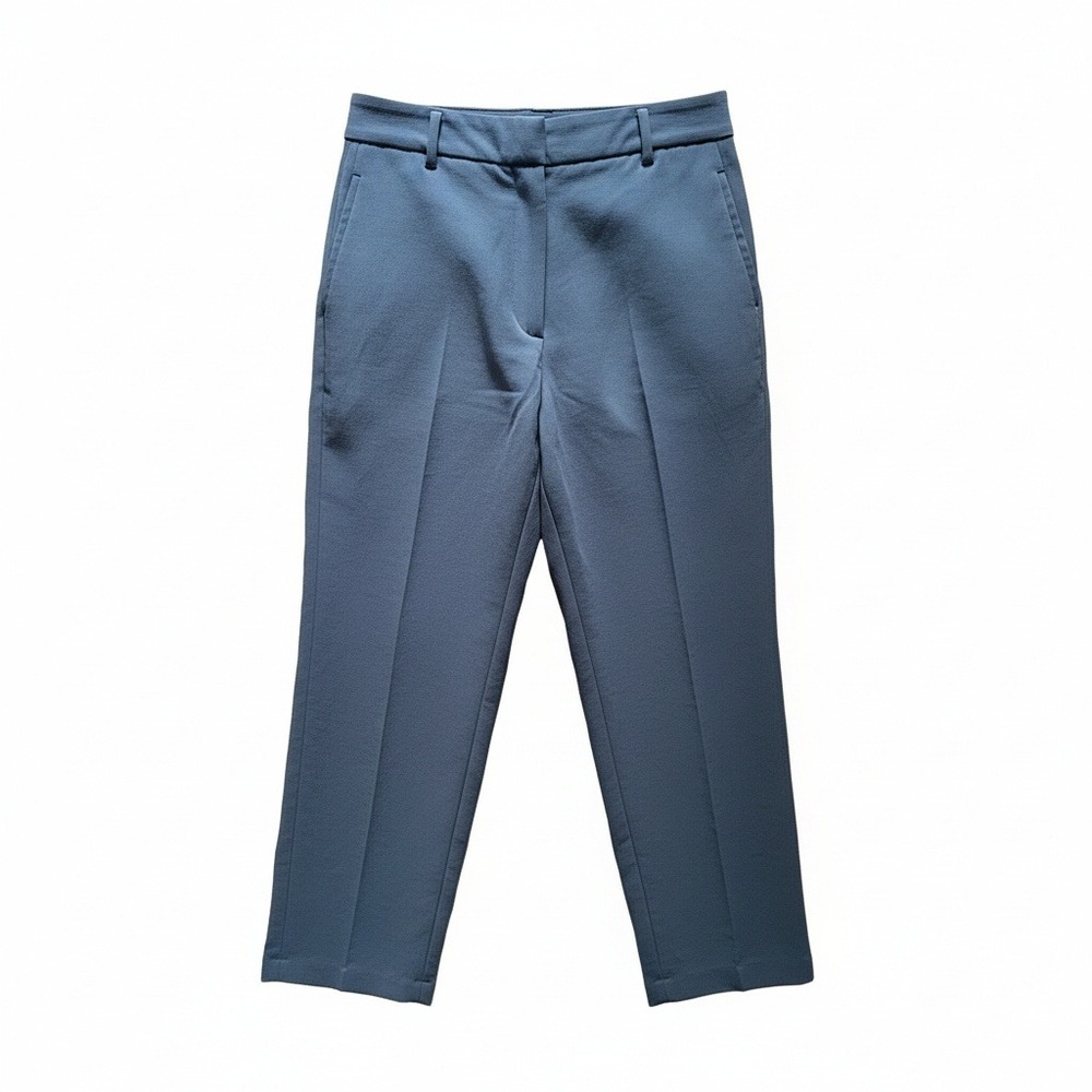 Aritzia Wilfred Women's Jallade Crepe High Waist Pant Gray Size 12 Ankle‎ Career